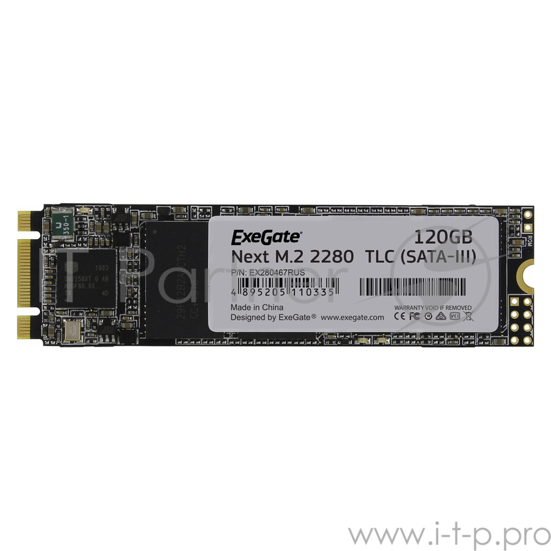 Накопитель SSD ExeGate Next 120 Gb M.2 2280 TLC (SATA-III)