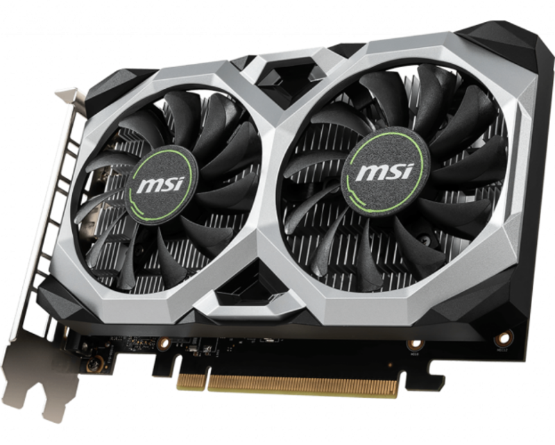 Видеокарта MSI PCI-E GTX 1650 VENTUS XS 4G nVidia GeForce GTX 1650 4096Mb 128bit GDDR5 1485/8000 DVIx1/HDMIx1/DPx1/HDCP Ret