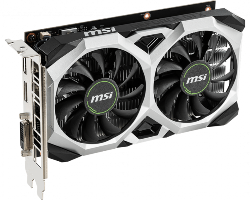 Видеокарта MSI PCI-E GTX 1650 VENTUS XS 4G nVidia GeForce GTX 1650 4096Mb 128bit GDDR5 1485/8000 DVIx1/HDMIx1/DPx1/HDCP Ret