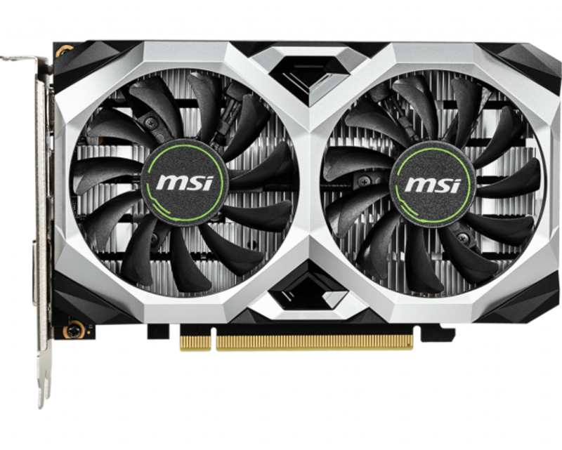 Видеокарта MSI PCI-E GTX 1650 VENTUS XS 4G nVidia GeForce GTX 1650 4096Mb 128bit GDDR5 1485/8000 DVIx1/HDMIx1/DPx1/HDCP Ret