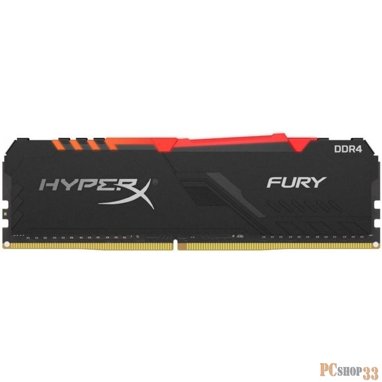Память оперативная Kingston 32GB 3200MHz DDR4 CL16 DIMM (Kit of 2) HyperX FURY RGB
