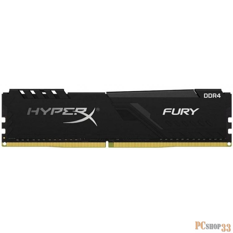 Память оперативная Kingston 16GB 2666MHz DDR4 CL16 DIMM (Kit of 2) 1Rx8 HyperX FURY Black