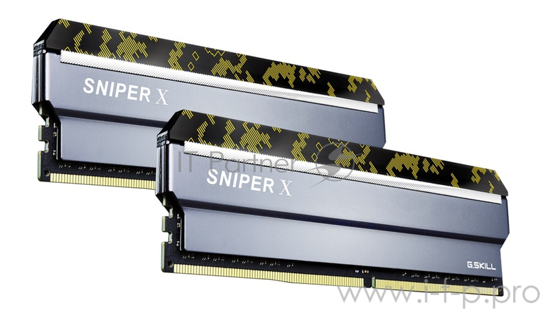 Модуль памяти G.SKILL SNIPER X DIMM DDR4 32GB (2x16GB kit) 3600MHz CL19 1.35V / F4-3600C19D-32GSXKB / Digital Camo