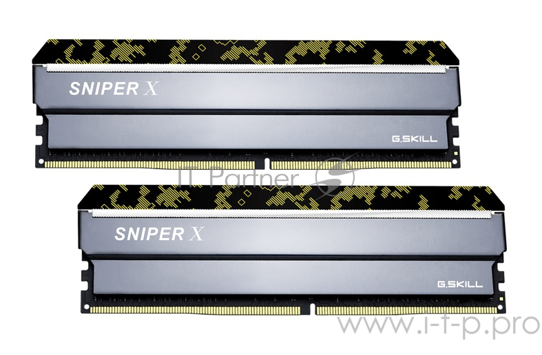 Модуль памяти G.SKILL SNIPER X DIMM DDR4 32GB (2x16GB kit) 3600MHz CL19 1.35V / F4-3600C19D-32GSXKB / Digital Camo