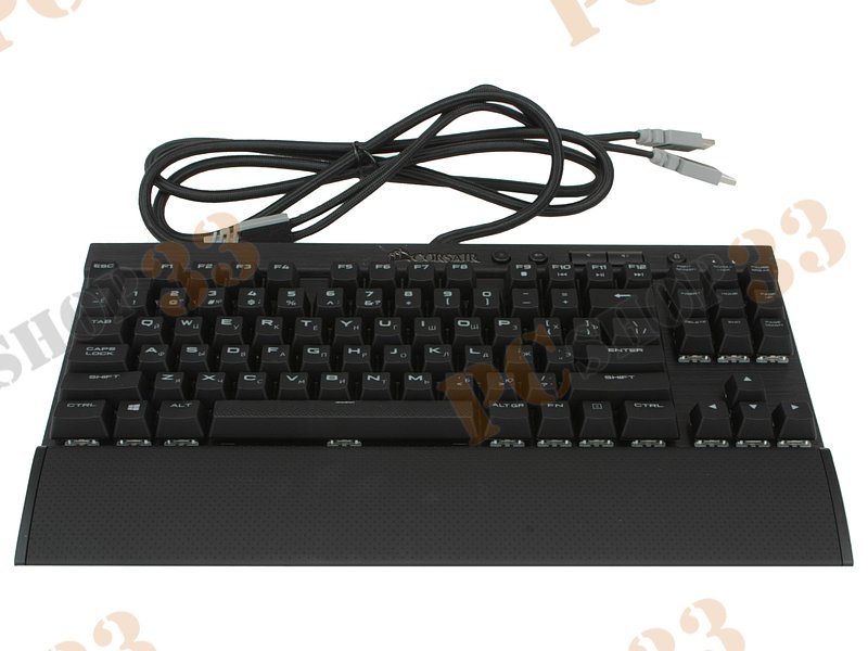 Клавиатура Corsair K65 RGB Rapidfire CH-9110014-RU, подсветка, черный (USB2.0)