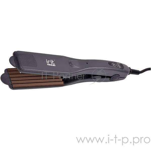 Щипцы для волос IRIT IR-3163, 40Вт, гофре, керам.пластины (в уп. 50 шт)