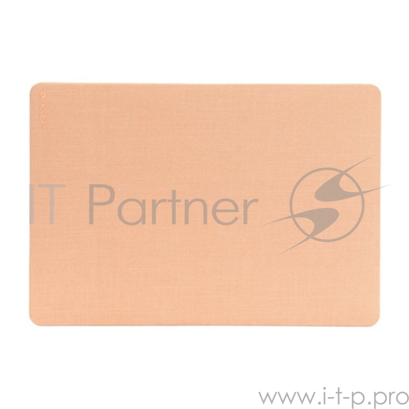 Защитные накладки Incase Textured Hardshell in Woolenex для ноутбука MacBook Pro 15 Thunderbolt 3 (USB-C). Материал пластик, внешняя отделка из ткани. Цвет светло-розовый.