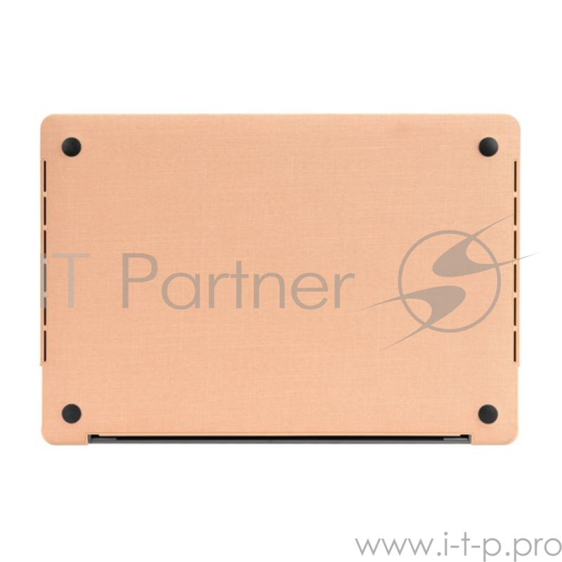 Защитные накладки Incase Textured Hardshell in Woolenex для ноутбука MacBook Pro 15 Thunderbolt 3 (USB-C). Материал пластик, внешняя отделка из ткани. Цвет светло-розовый.