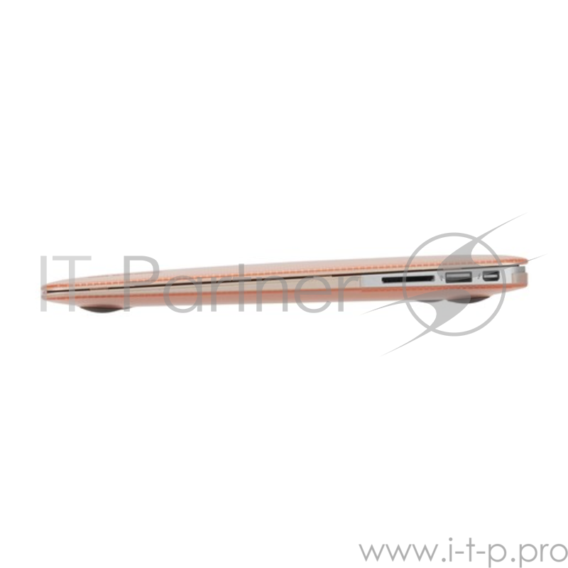 Чехол-накладка для ноутбука MacBook Pro 15- Thunderbolt (USB-C). Материал пластик. Цвет светло-розовый.