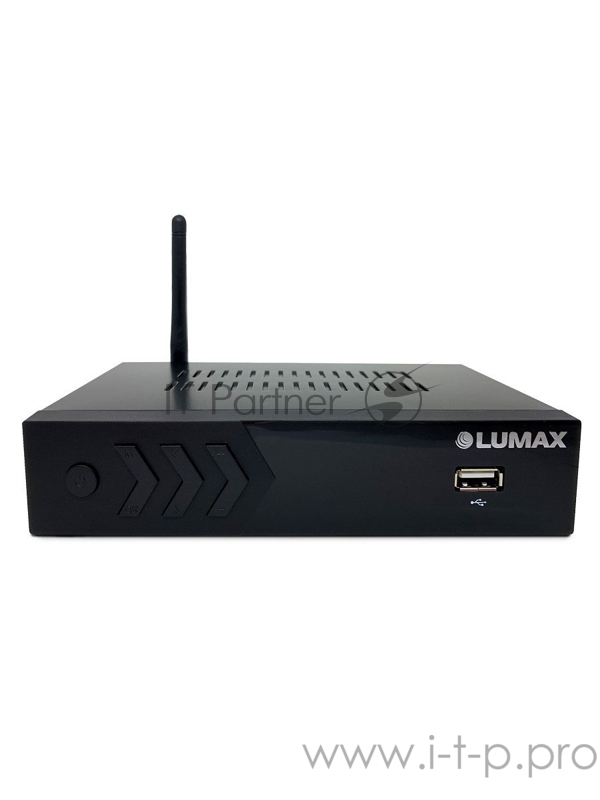 Приставка DVB-T2 LUMAX Приставка DVB-T2 LUMAX/ GX3235S, эфирный + кабельный, Металл, 7 кнопок, дисплей, USB, 3RCA, HDMI, внешний б/п, встроенный Wi-Fi адаптер, Кинозал LUMAX (более 500 фильмов)