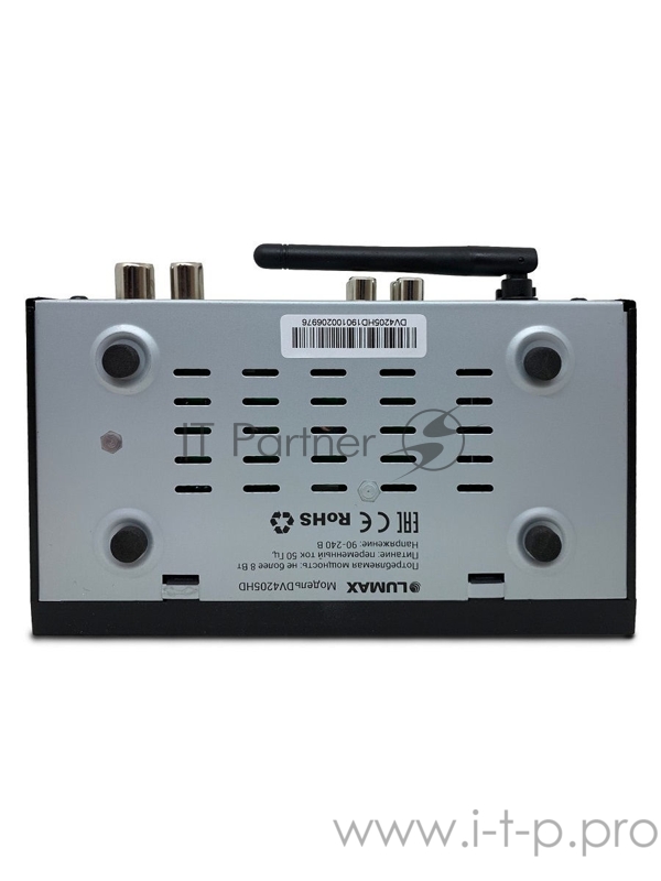 Приставка DVB-T2 LUMAX Приставка DVB-T2 LUMAX/ GX3235S, эфирный + кабельный, Металл, 7 кнопок, дисплей, USB, 3RCA, HDMI, внешний б/п, встроенный Wi-Fi адаптер, Кинозал LUMAX (более 500 фильмов)