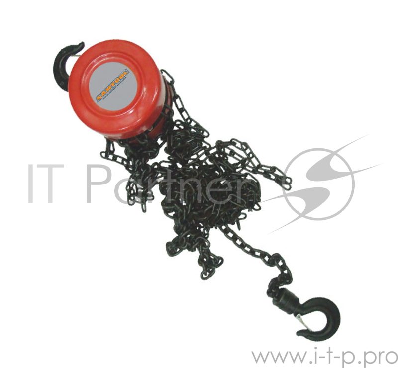 Таль SANTOOL 110201-200 цепная 2т высота подъема 2.5м расст. м/у крюками 380мм