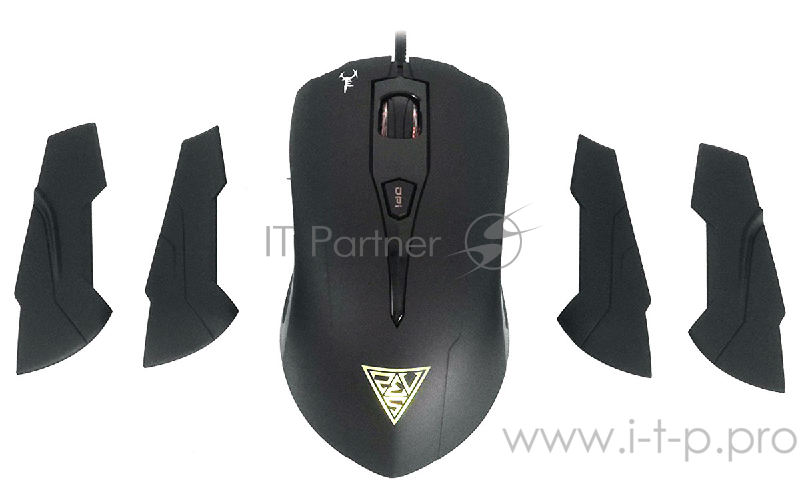 Gamdias Hades Игровая мышь (8 кнопок, 3200 DPI, OMRON, USB, подсветка)