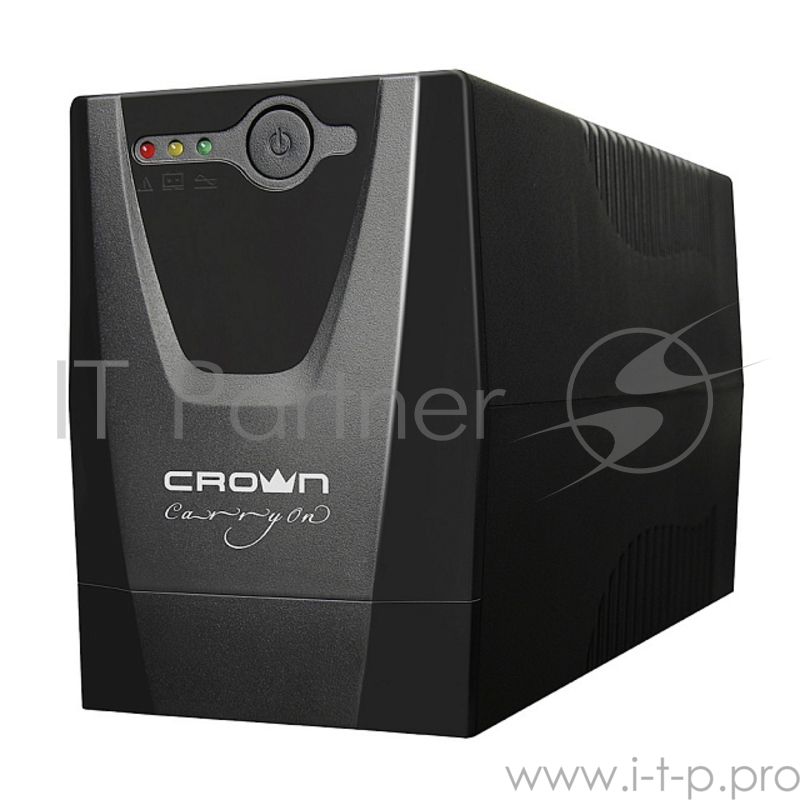 Источник бесперебойного питания CROWN CMU-650XIEC 600 ВА / 300 Вт. Off-Line. 3 х IEC-320. 12V/7AH х