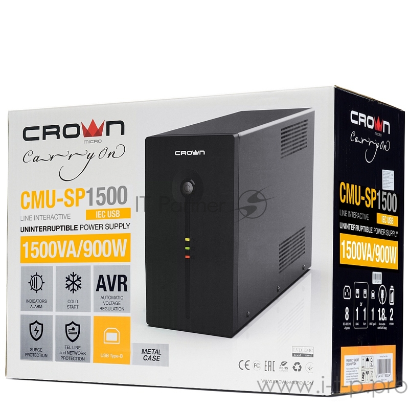 Источник бесперебойного питания CMU-SP1500IEC USB
