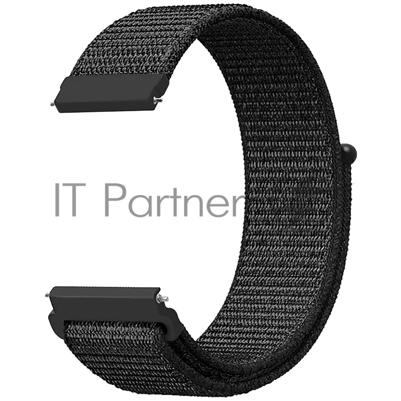 Универсальный ремешок из нейлона Lyambda Vega для часов 22 mm DS-GN-03-22-BK Black