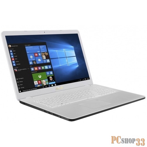 ASUS X705UB (Pronet BTS19) Intel 4417U/8Gb/256Gb SSD/no ODD/17.3 FHD IPS Anti-Glare/NVIDIA GeForce MX110 2Gb GDDR5/Wi-Fi/Win10 White