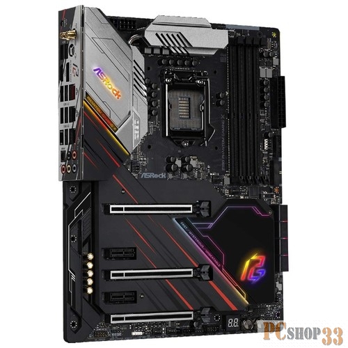 Z390 PHANTOM GAMING X, Socket 1151, Intel®Z390, 4xDDR4-2666, HDMI+DP, 3xPCI-Ex16, 2xPCI-Ex1, 8xSATA3(RAID 0/1/5/10), 3xM.2, 8 Ch Audio, 2xGLan, 2.5GLan, Wi-FI, (0+4)xUSB2.0, (7+4)xUSB3.2, (1+1)xUSB3.2 Type-C™, ATX, RTL, {5}
