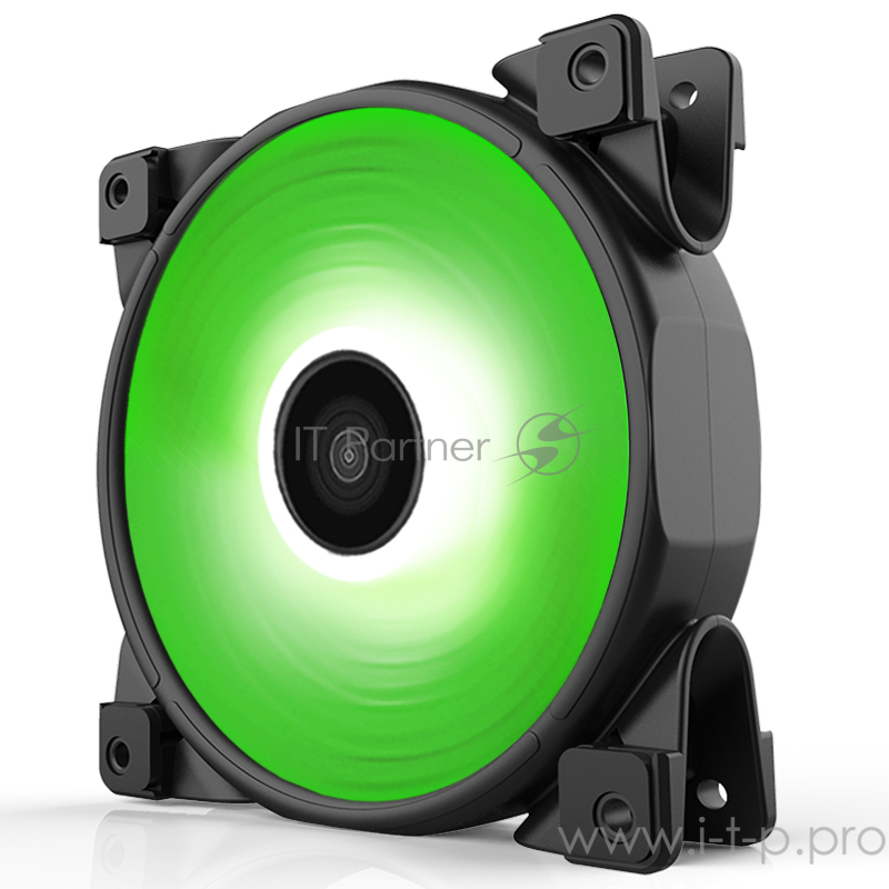 Вентилятор PCCooler HALO RGB KIT (3 IN 1) 120x120x25мм (PWM, RGB контроллер, 20шт./кор, пит. от мат.платы и БП, 1000-2000 об/мин) Retail