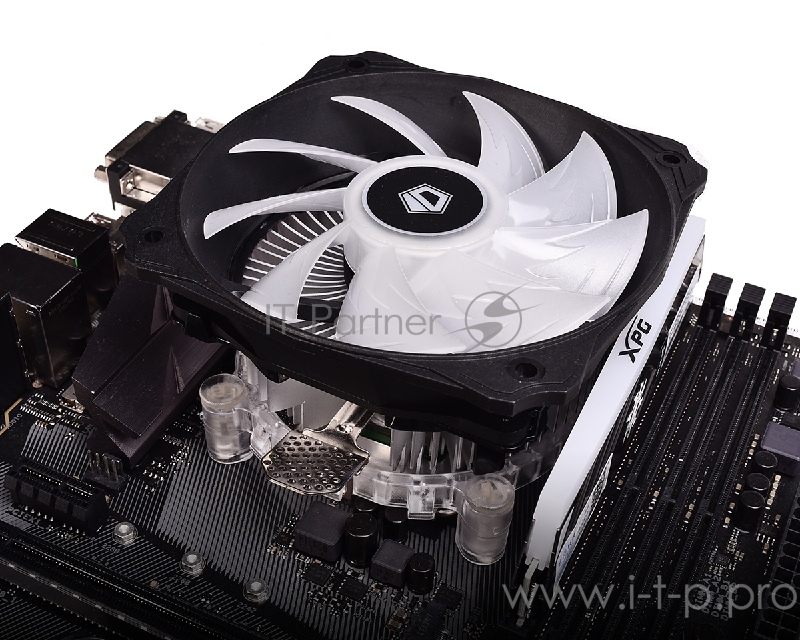 Кулер ID-COOLING DK-03 RGB PWM LGA1151/50/55/56/775/FM2/+/FM1 (36шт/кор, TDP 100W, PWM, RGB, FAN 120mm, MB 12V RGB SYNC) RET