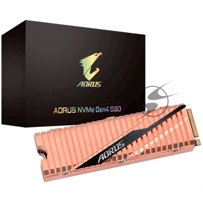 M.2 2280 500GB Gigabyte AORUS Client SSD GP-ASM2NE6500GTTD PCIe Gen4x4 with NVMe, 5000/2500, IOPS 400/550K, MTBF 1.8M, 3D TLC, 512MB, 850TBW, NVMe 1.3, RTL