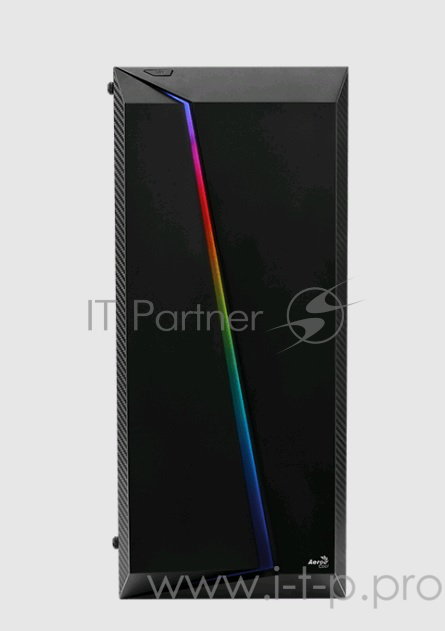 Корпус Aerocool Cylon Pro без БП, боковое окно, Card Reader, RGB, ATX, черный