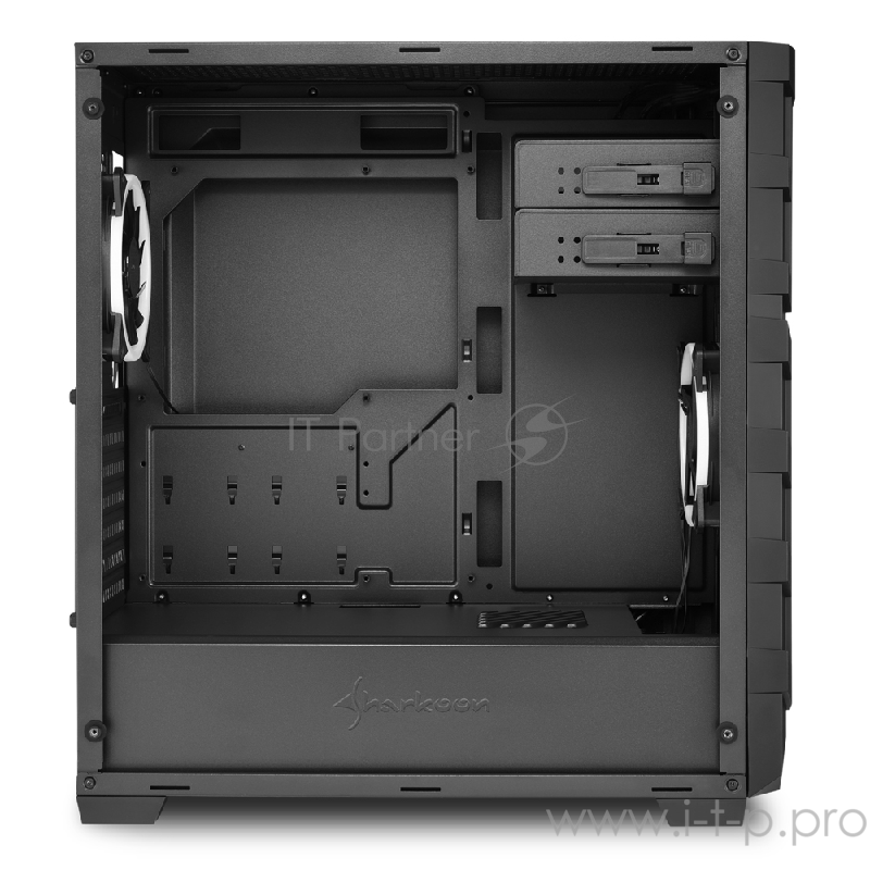 Sharkoon Shark SKILLER SGC1 Window RGB led игровой корпус чёрный (ATX, акрил, fan 1x120 мм + 1x120 мм, 2xUSB 3.0, audio)