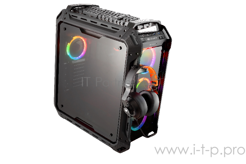 Корпус Cougar Panzer Evo RGB, без БП, Tempered Glass - All sides, чёрный, Full-Tower