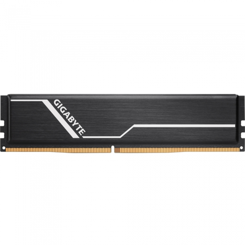 Модуль памяти 8GB Gigabyte DDR4 2666 DIMM Black Gaming Memory GP-GR26C16S8K1HU408 Non-ECC, CL16, 1.2V, XMP 2.0, RTL