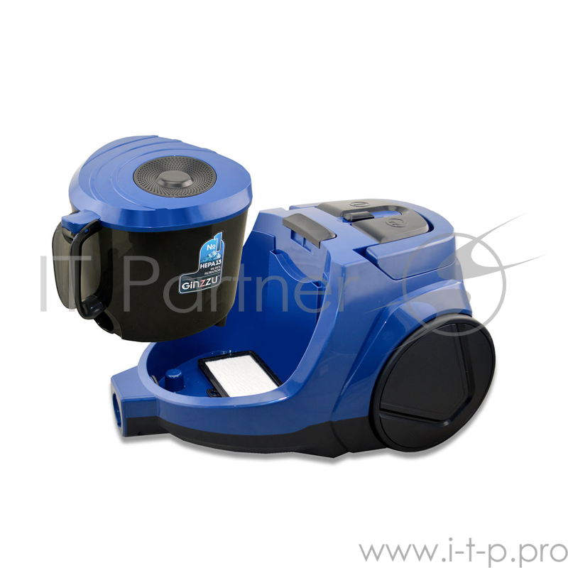Пылесос Ginzzu VS438, 2000 Вт., без мешка, циклонный фильтр