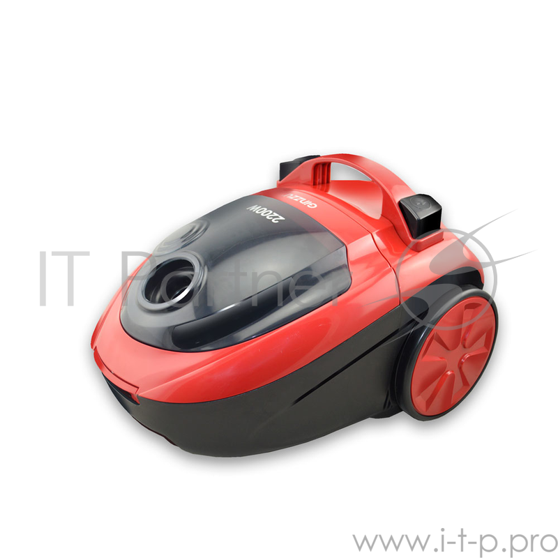 Пылесос Ginzzu VS451, 2200 Вт., циклонный фильтр, 2 в 1 можно использовать с мешком