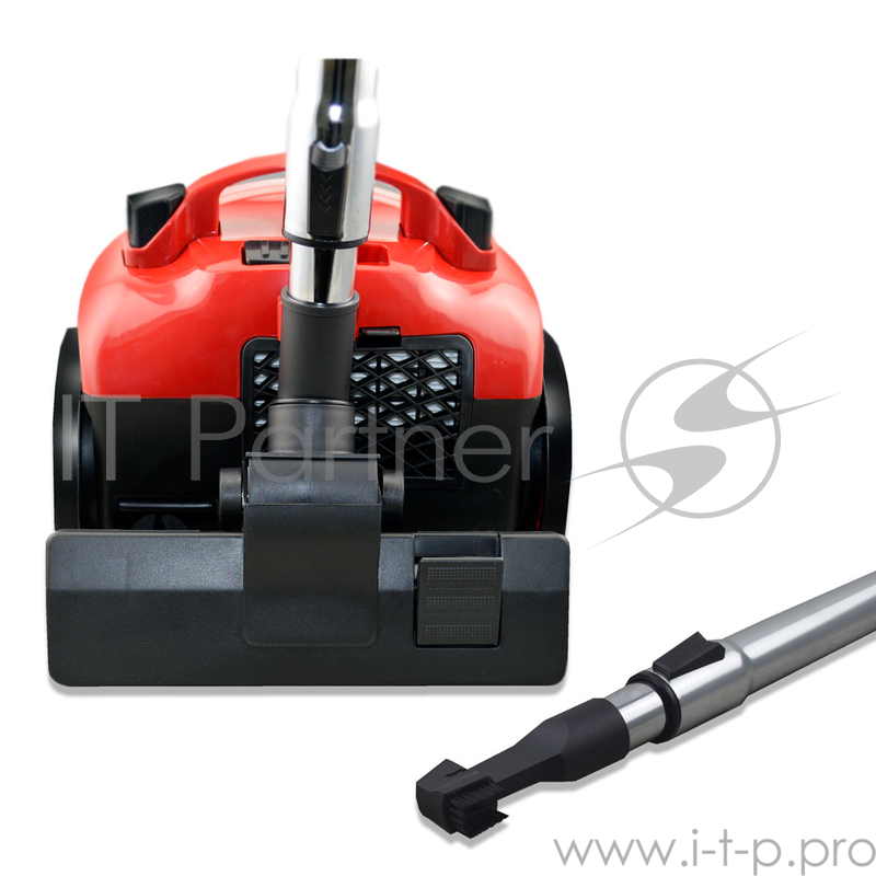 Пылесос Ginzzu VS451, 2200 Вт., циклонный фильтр, 2 в 1 можно использовать с мешком