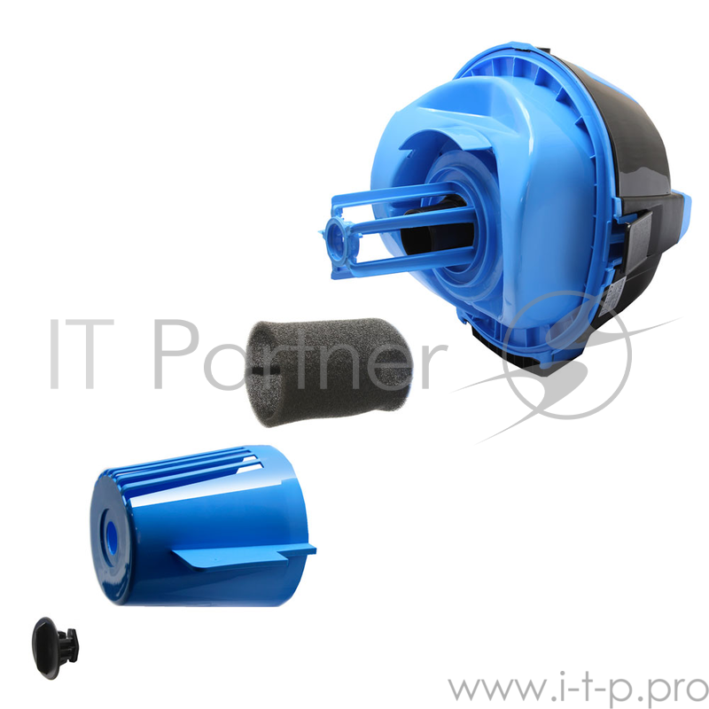 Пылесос Ginzzu VS521 с аквафильтром, 2100/390 Вт., синий