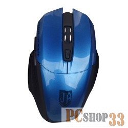 Клавиатуры, мыши Jet.A Comfort OM-U38G Blue USB {Беспроводная мышь 800/1200/1600/2000 dpi, 5 кнопок}