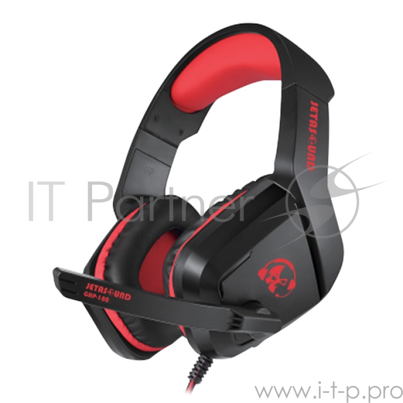 Игровая стереогарнитура Jet.A GHP-180 чёрно-красная