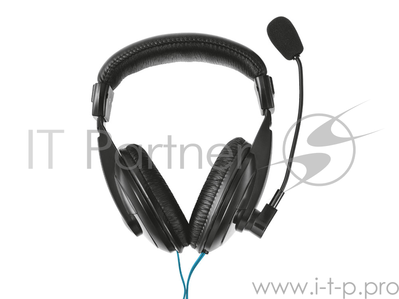 Гарнитура TRUST QUASAR black (Кабель 1,8м,регулятор громкости. Mini-jack 3,5 и переходник с разъемом наушники/микрофон для ПК.)