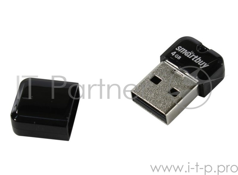 Внешний накопитель 4Gb USB Drive <USB2.0> SmartBuy ART Black (SB4GBAK)