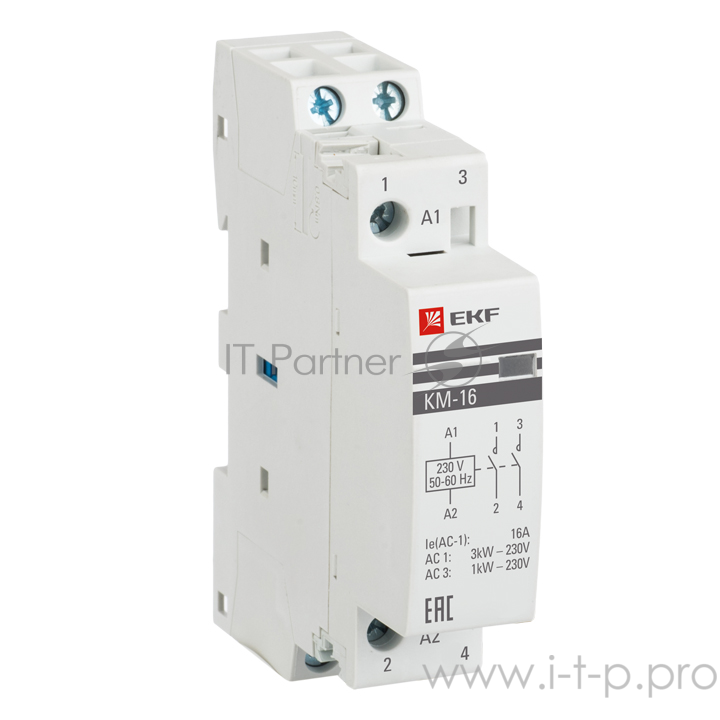 EKF km-1-20-20 Контактор модульный КМ 20А 2NO (1 мод.) PROxima