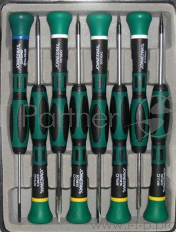 Набор отверток JONNESWAY D3750T18S 8 предметов, для точной механики
