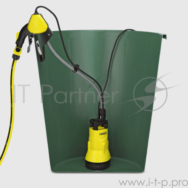 Насос бочечный Karcher BP 1 Barrel Set EU, 400Вт, 3800 л/ч, шланг 20 м 1/2, 2 адаптера (один с аквастопом), пистолет для полива