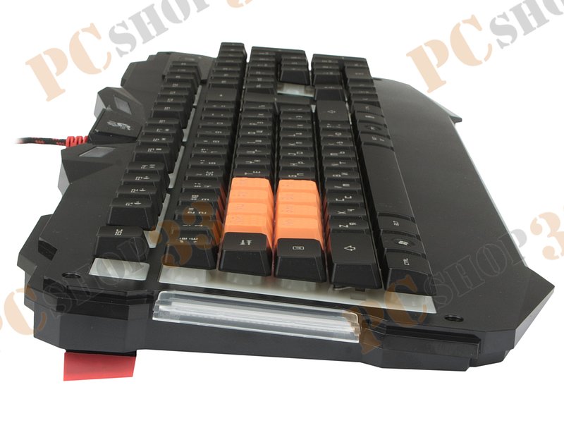 Клавиатура A4Tech Bloody B328, 103+1кн., подсветка, водостойкая, черный (USB)