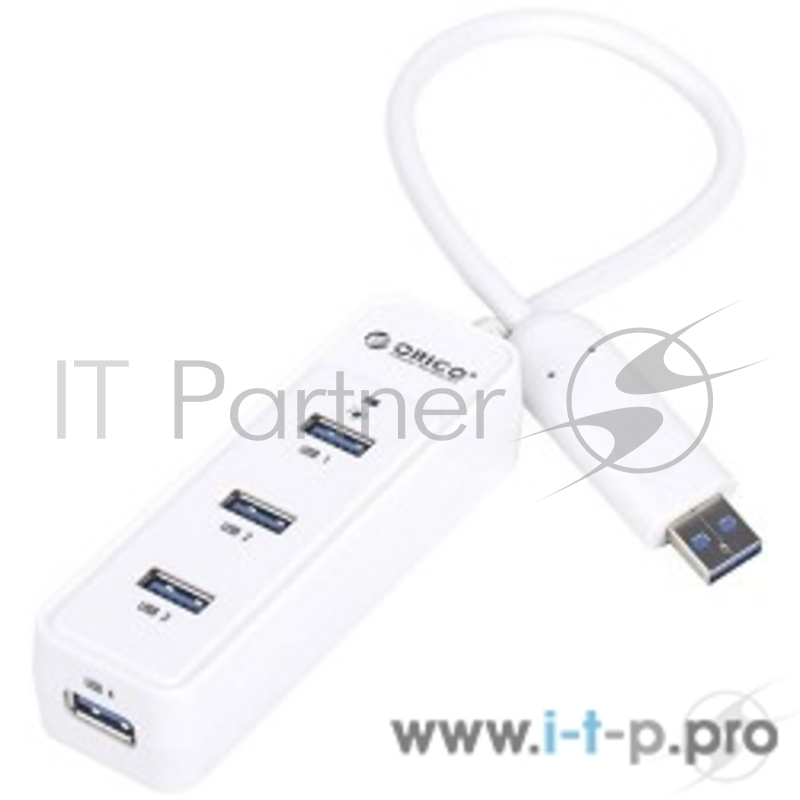 USB-концентраторы ORICO W5PH4-U3-WH USB-концентратор ORICO W5PH4-U3 (белый)