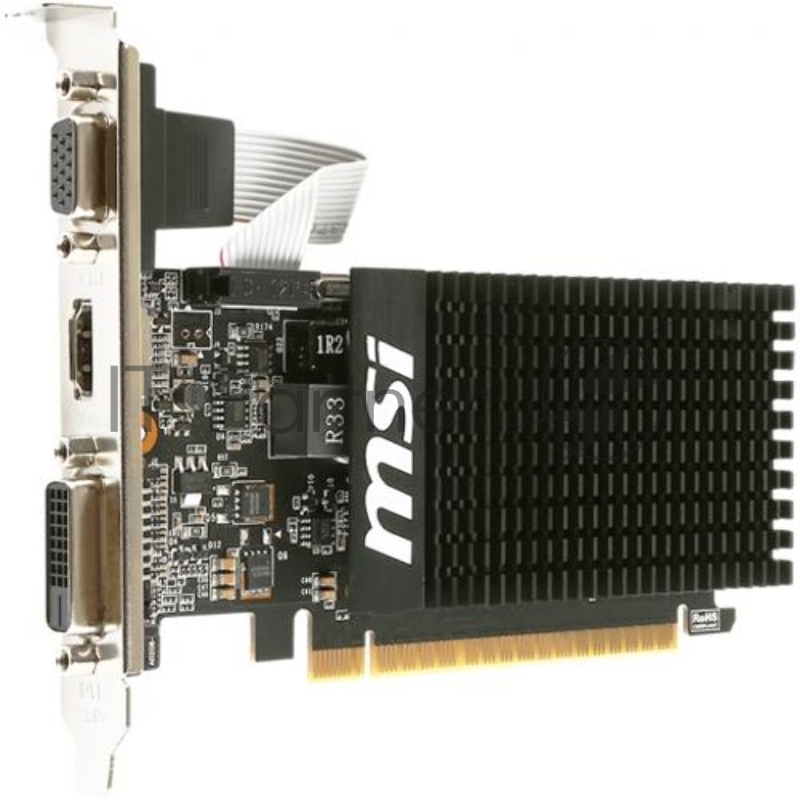 Видеокарта MSI GT710 Silent LP 2Gb DDR3 64bit DVI-D, HDMI, VGA (GT 710 2GD3H LP) RTL