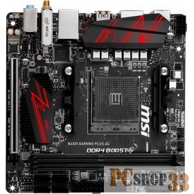 Материнская плата AMD B450 SAM4 MITX B450I GAMING PLUS AC MSI
