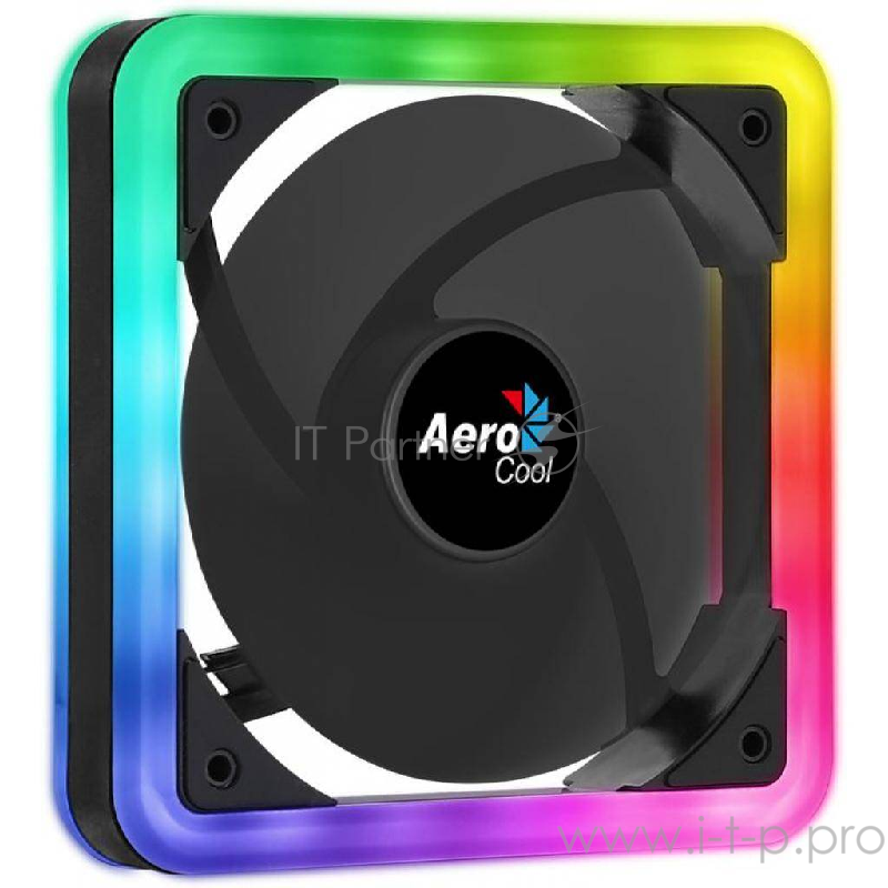 Вентилятор Aerocool Edge 14, Addressable RGB LED, 140x140x25мм, 6-PIN + 4-PIN PWM
