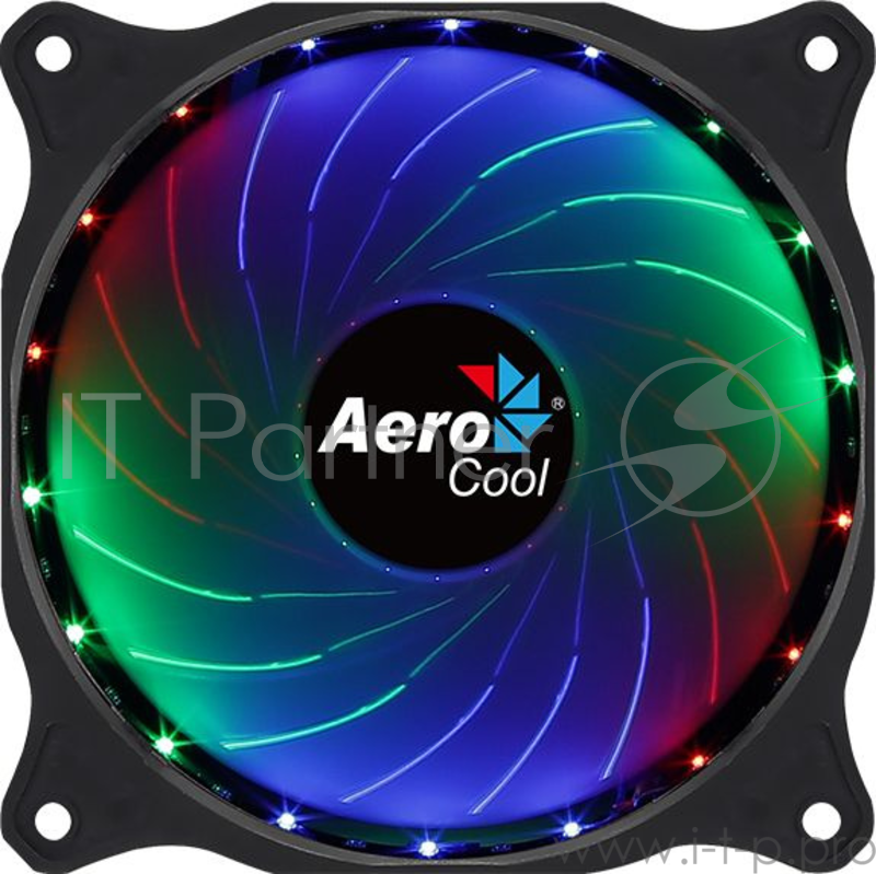 Вентилятор Aerocool Cosmo, Fixed RGB LED, 120x120x25мм, MOLEX 4-PIN