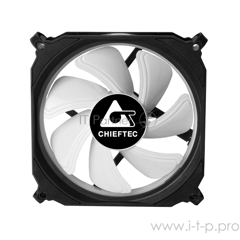 Вентилятор Chieftec CHIEFTRONIC CF-3012-RGB (3 in 1) 120x120x25мм (20шт./кор, Пульт управления, контроллер управления, Addresable RGB, 1200об/мин(60%/75%/100%)) BOX