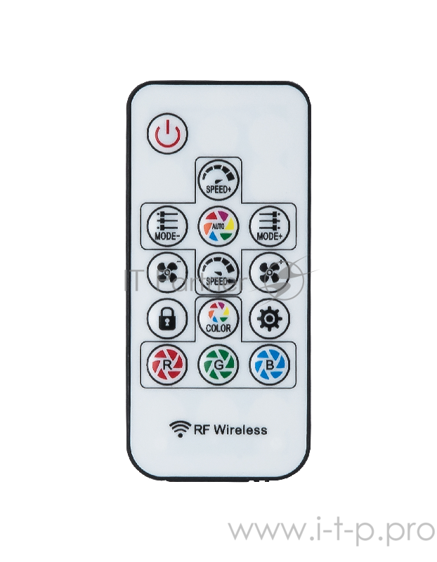 Вентилятор Chieftec CHIEFTRONIC CF-3012-RGB (3 in 1) 120x120x25мм (20шт./кор, Пульт управления, контроллер управления, Addresable RGB, 1200об/мин(60%/75%/100%)) BOX