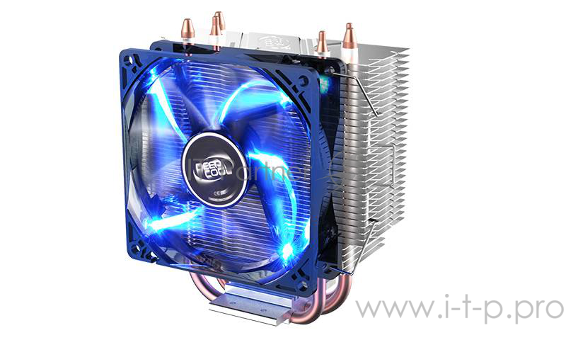 Устройство охлаждения(кулер) Deepcool GAMMAXX 300 FURY Soc-FM2+/AM2+/AM3+/AM4/1150/11 4-pin 18-21dB Al+Cu 130W 435gr LED Ret