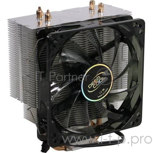 Устройство охлаждения(кулер) Deepcool GAMMAXX 400 BLUE BASIC Soc-FM2+/AM2+/AM3+/AM4/1150/11 4-pin 18-30dB Al+Cu 130W 640gr LED Ret
